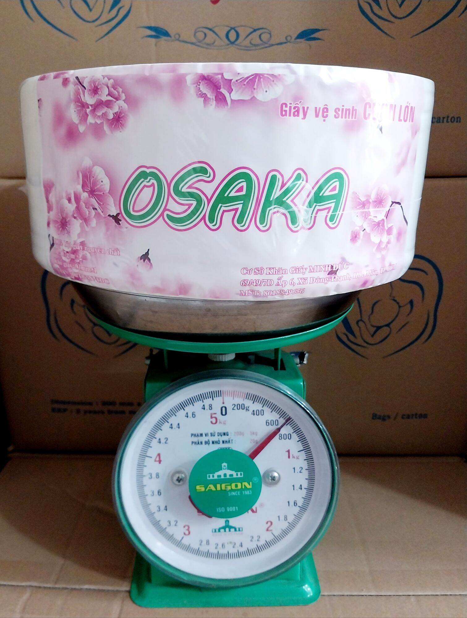 Giấy Vệ Sinh Cuộn Lớn 700Gr Osaka