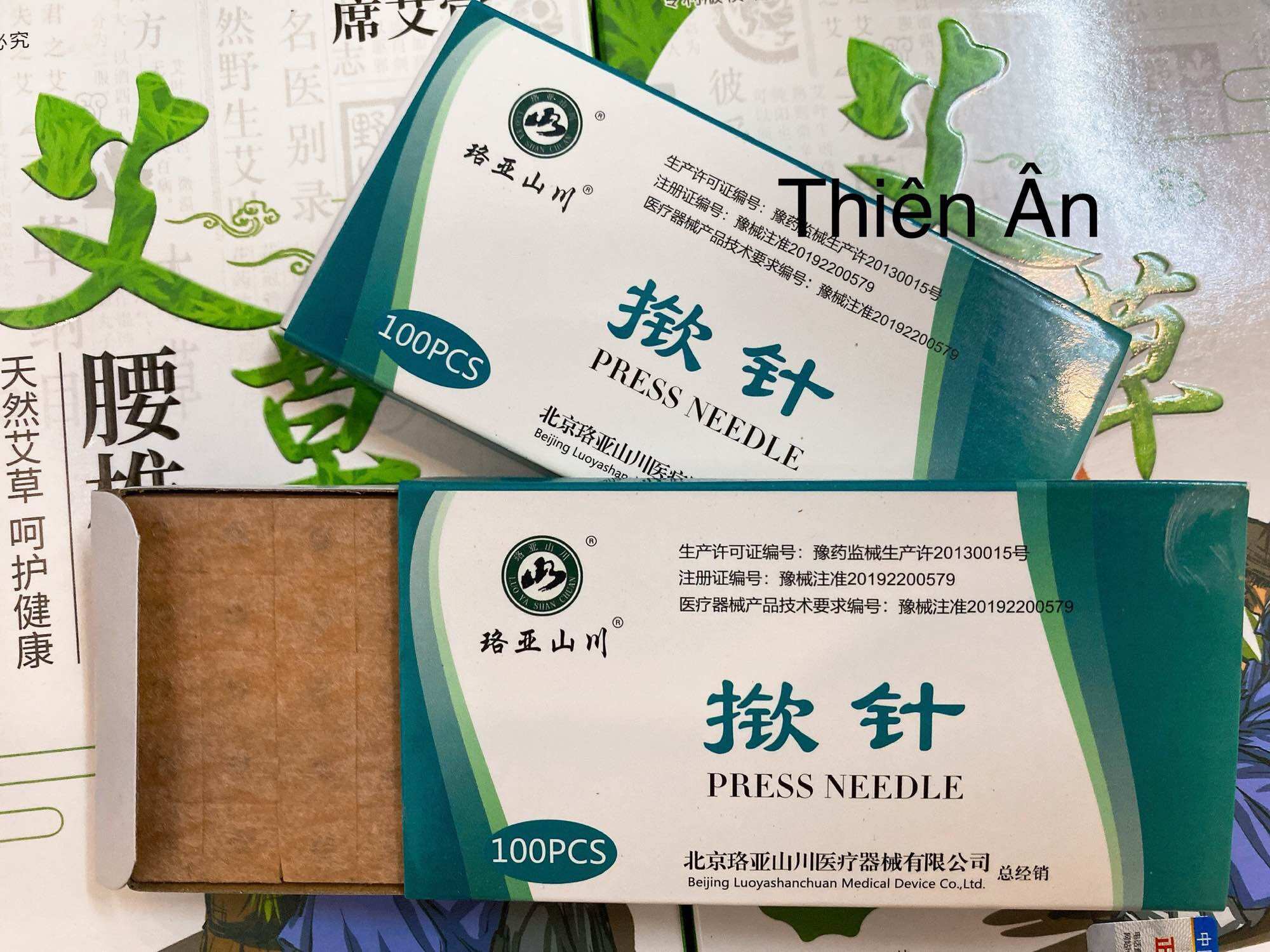 [Hoả Tốc] Kim Nhĩ châm Lạc Á - Hộp 100 kim châm cứu