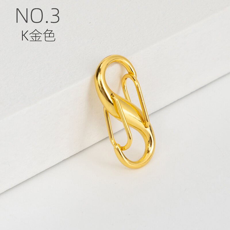 Bag Chain Adjustable Buckle Buckle and Chain Sub-Waistband Tightener Universal Shoulder Strap Adjustment Chain Adjustment Shorten Buckle and Chain Sub-Length