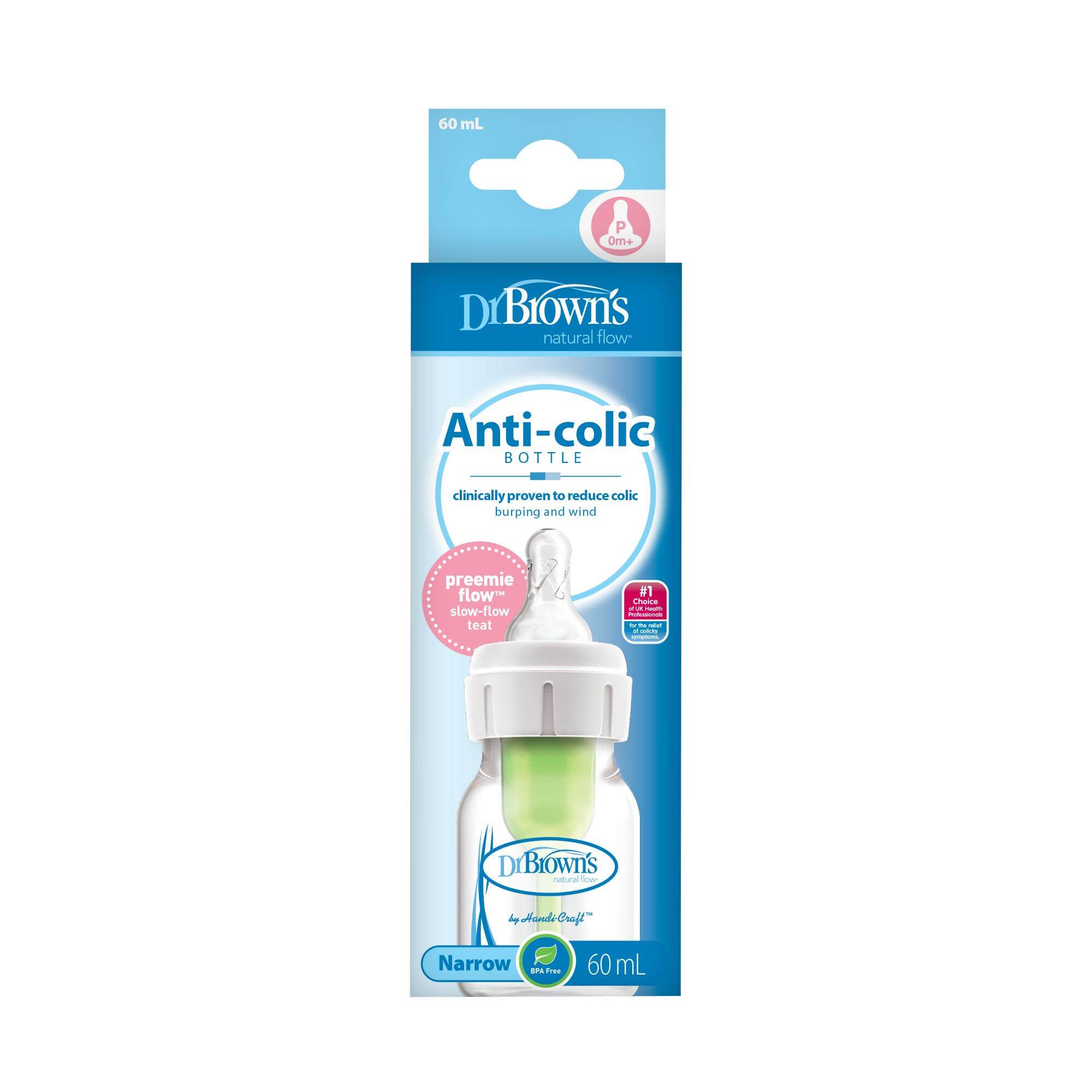 BÌNH SỮA 60ML NHỰA PP CỔ HẸP DÀNH CHO TRẺ SINH NON BÚ YẾU