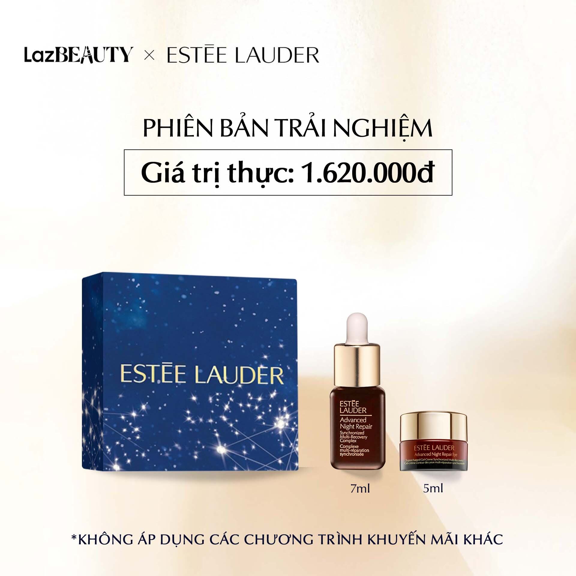 [PHIÊN BẢN TRẢI NGHIỆM] Estee Lauder -Bộ chăm da: Tinh chất phục hồi chống lão hóa Advanced Night Re