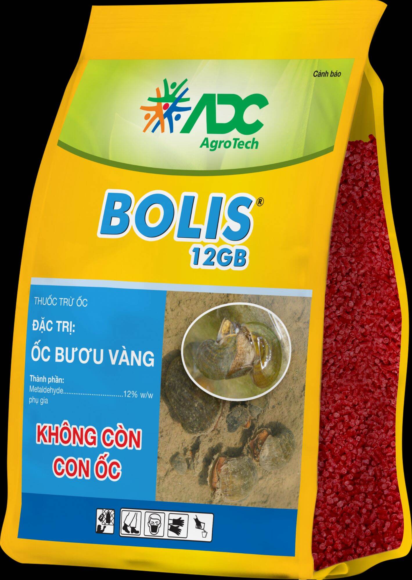 Thuốc trừ ốc bươu vàng bolis 12gb 1kg