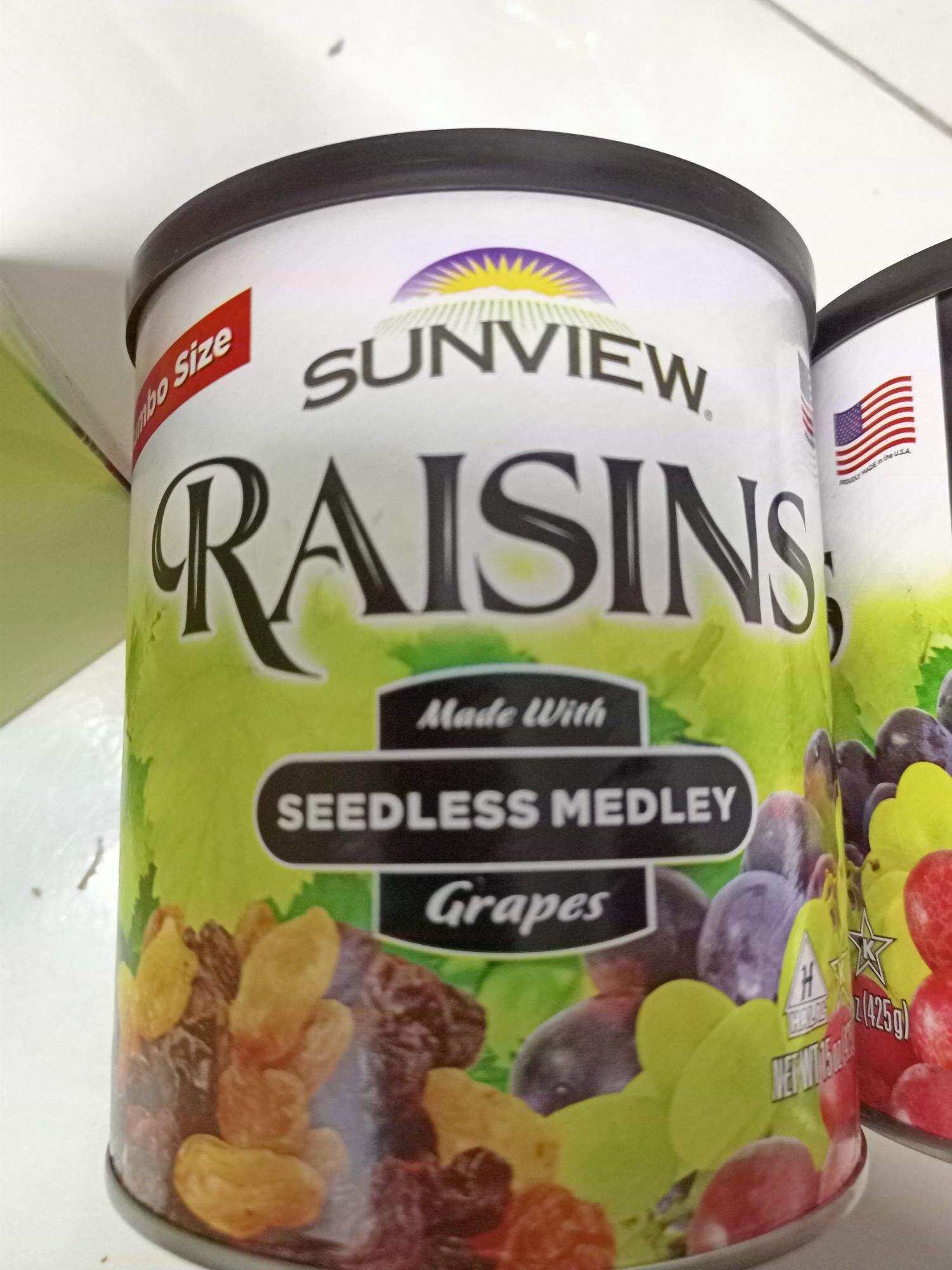 NHO SẤY KHÔ MỸ RASINS