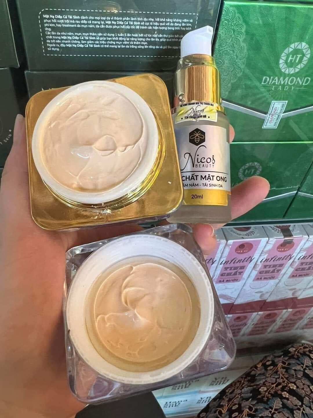kem face men gạo nicos ( chính hãng)