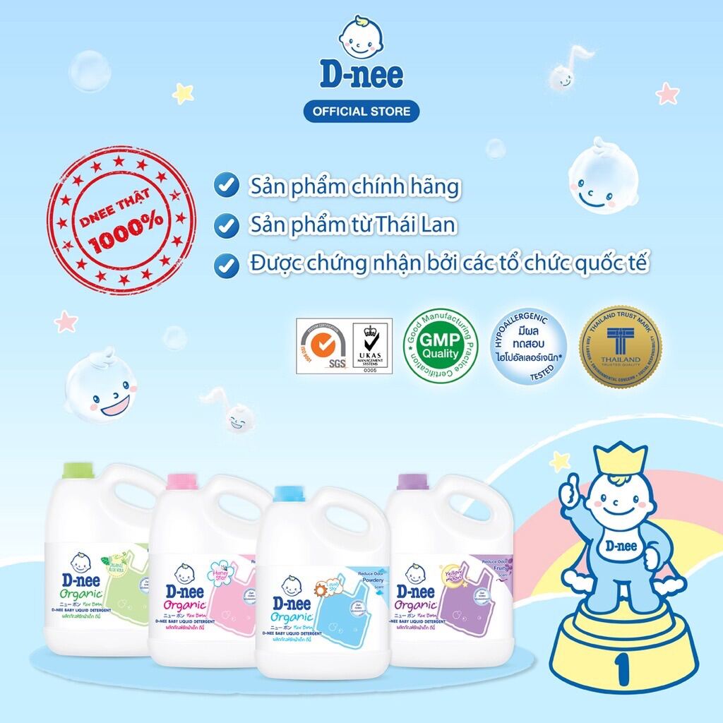 NƯỚC GIẶT QUẦN ÁO D-NEE 3000ML