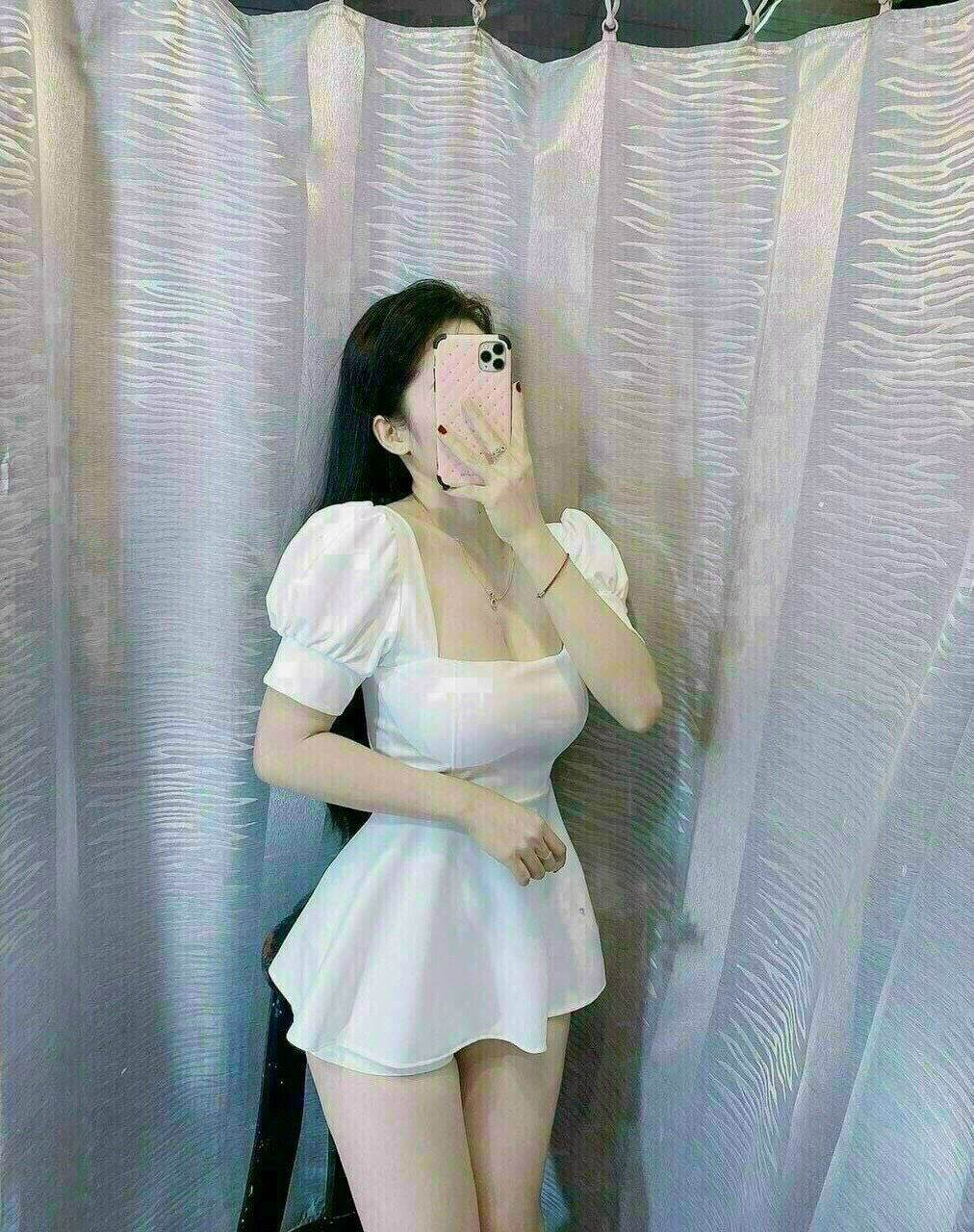 Sét Bộ Đùi áo cổ vuông tay phồng kèm mút. Sau may nhúm. Chất voan lụa dày dặn mềm mại. From 40-55 ký . TH090126CTN