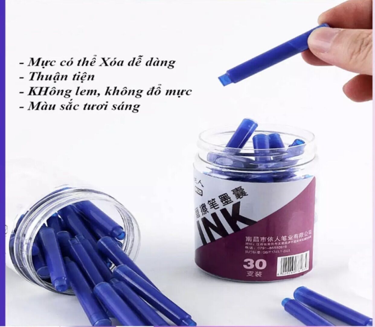Mực xoá được INk, ống mực