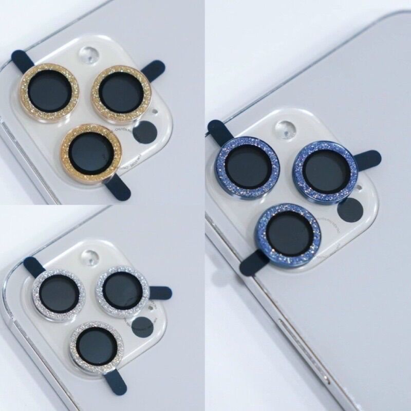 Ốp viền bảo vệ camera iphone siêu đẹp đính đá sang trọng iphone 11 đến iphone 13promax