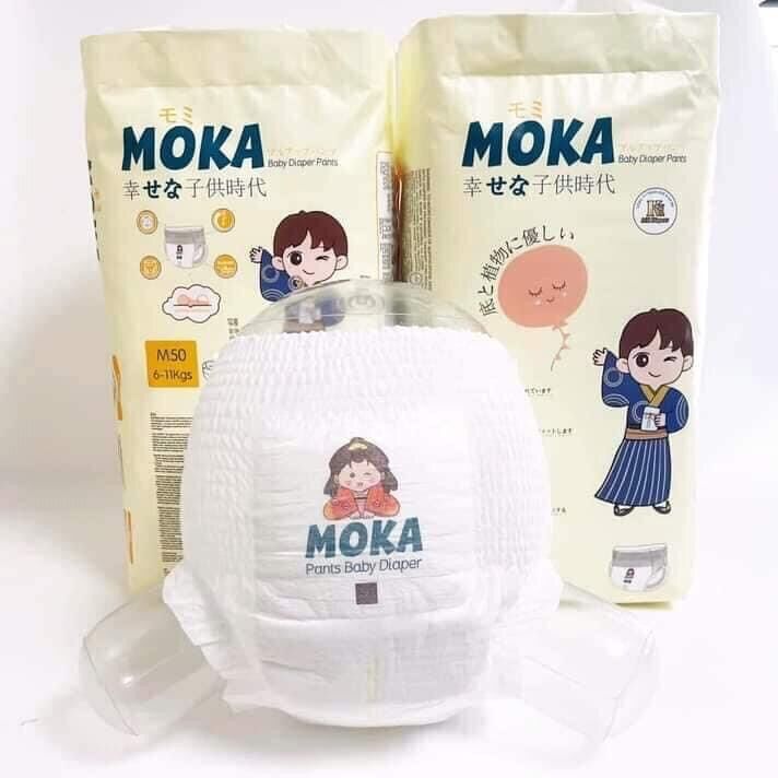 Bỉm moka chuẩn cho bé