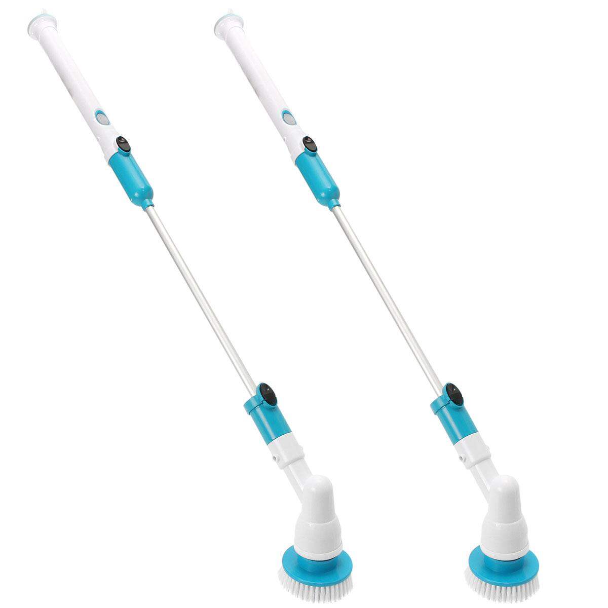 Chổi quét trần, lau phủi bụi bằng điện Huricane Spin Duster cán dài Cầm Tay 360 Không Dây