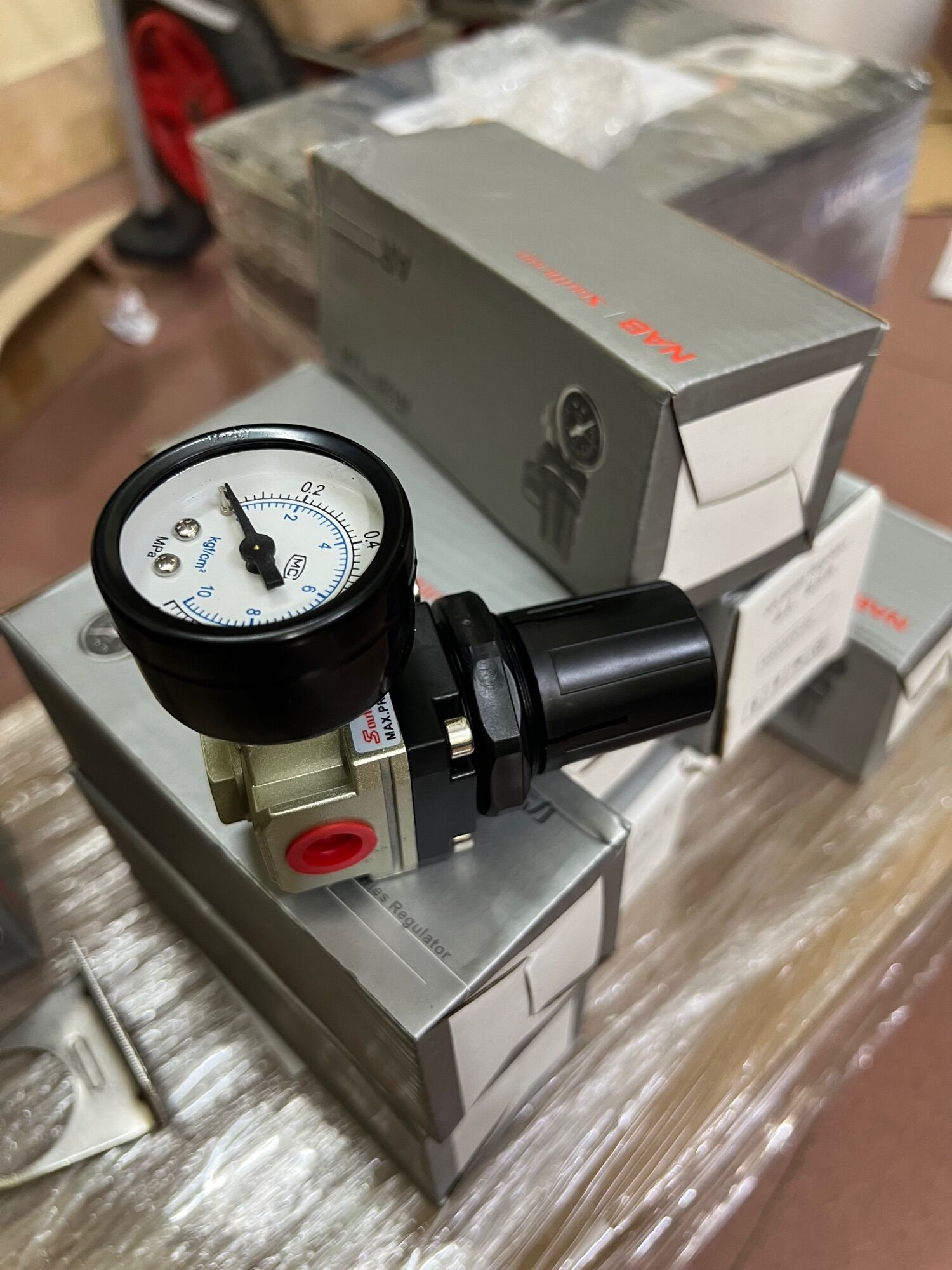 Cụm chỉnh áp van điều chỉnh áp suất máy khí nén mc ar2000-02 hàng chất lượng cao