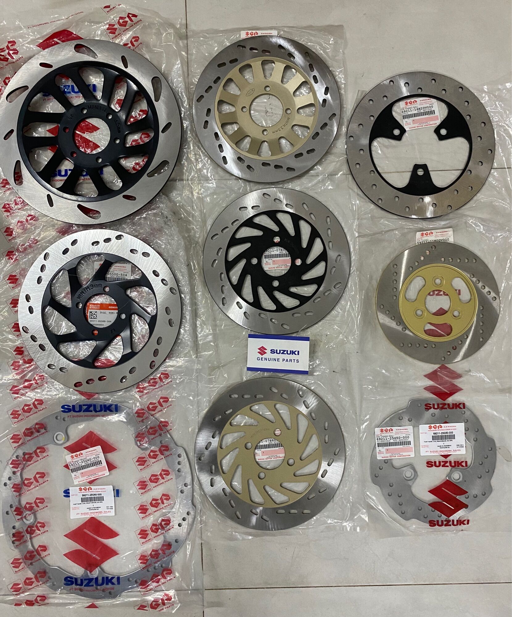 Đĩa thắng suzuki chính hãng