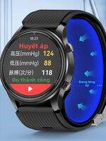Smart Wristband with Precise Blood Pressure Monitoring, Non-invasive Blood Glucose Trend, Lipid, Uric Acid, ECG, SpO2, Heart Rate, Temperature, Sleep, Bluetooth Calling, Voice Broadcast, Health and Exercise Alarm
