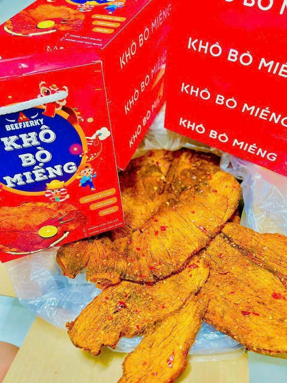 1kg KHÔ BÒ MIẾNG NHÀ LÀM