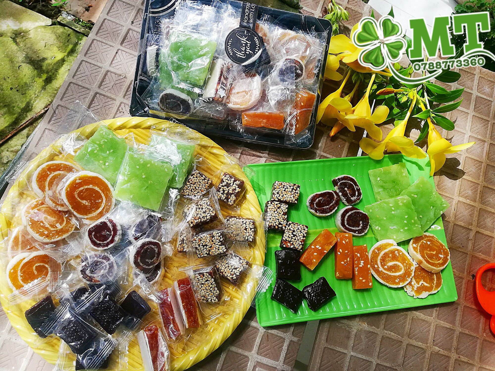 Kẹo dừa Bến Tre mix nhiều vị 500g