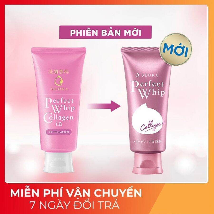 [MẪU MỚI 2021] Sữa rửa mặt Shiseido Senka Perfect Whip 120g