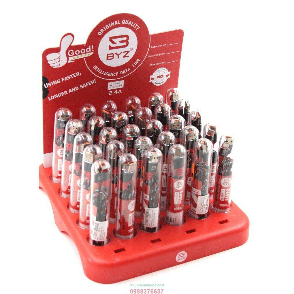 Cáp sạc iphone siêu bền siêu nhanh BYZ