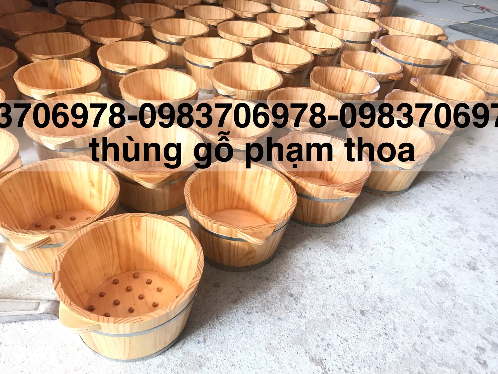 Chậu gỗ ngâm chân massage thư giãn( chậu đẹp giá xưởng)
