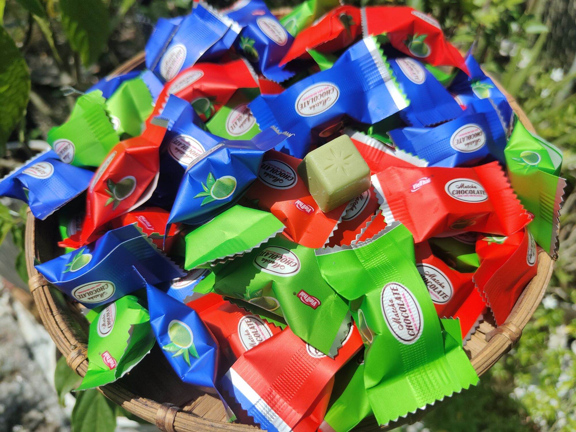 Socola macha trà xanh ít ngọt 500g