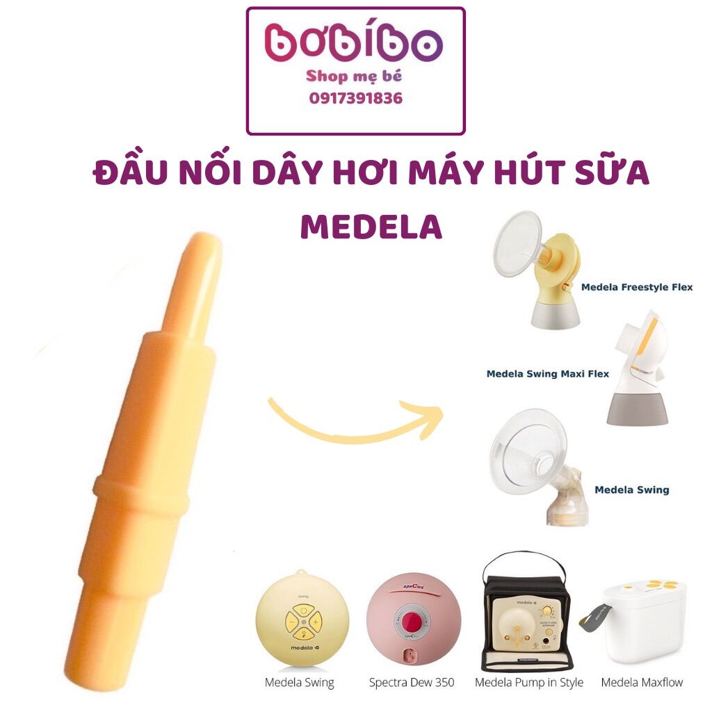 Đầu nối dây hơi máy hút sữa Medela Pump, Medela MaxFlow, Freestyle Flex, Swing Flex
