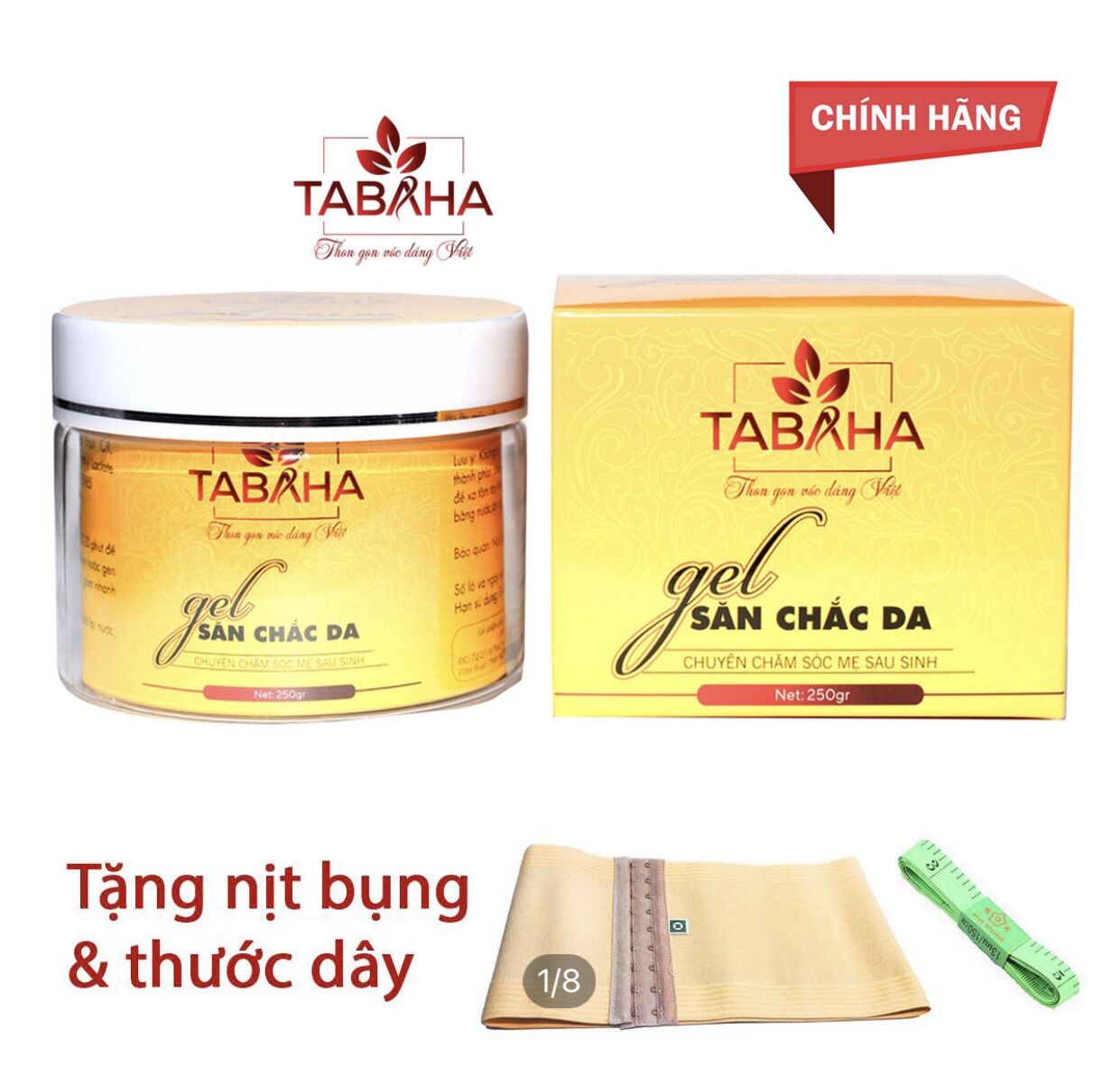 Kem tan mỡ bụng, giảm eo tabaha