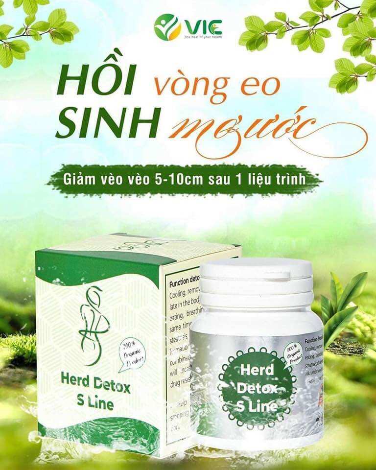 VIÊN DETOX XỔ MỠ BỤNG XIẾT EO VITC ++