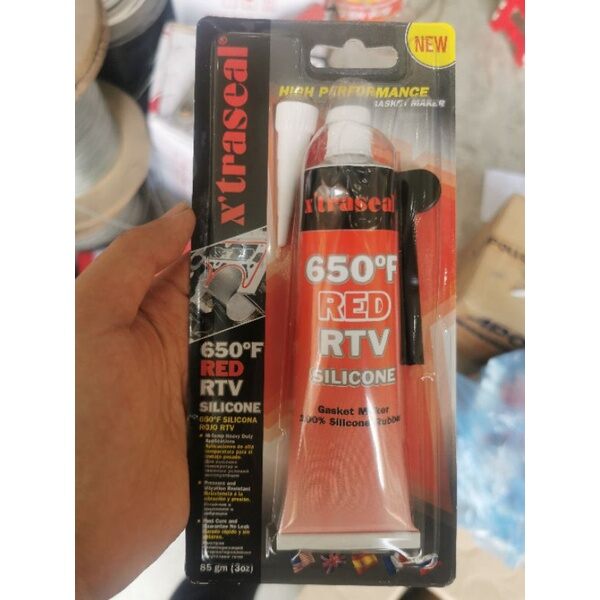 Keo tạo gioăng chịu nhiệt X'traseal 750F Gray/ Red RTV Silicone 85gr