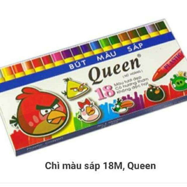 Một hộp sáp Queen 18 màu