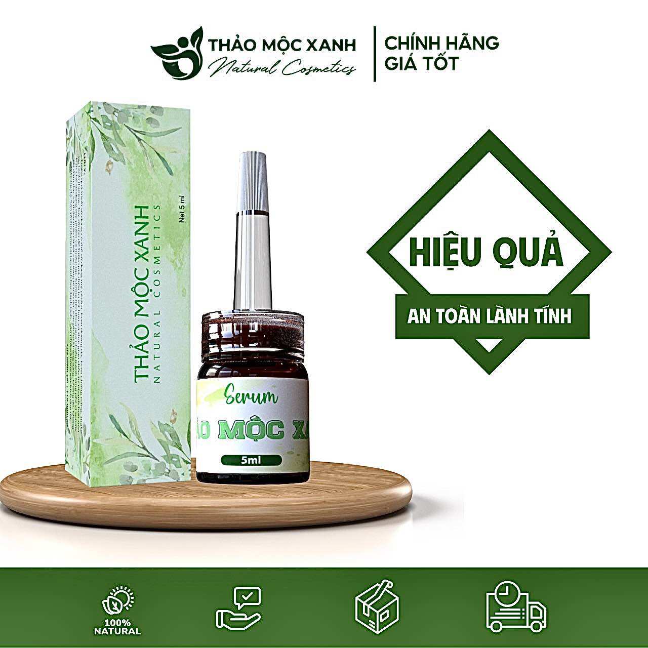 Serum thảo mộc xanh - sẵn hàng