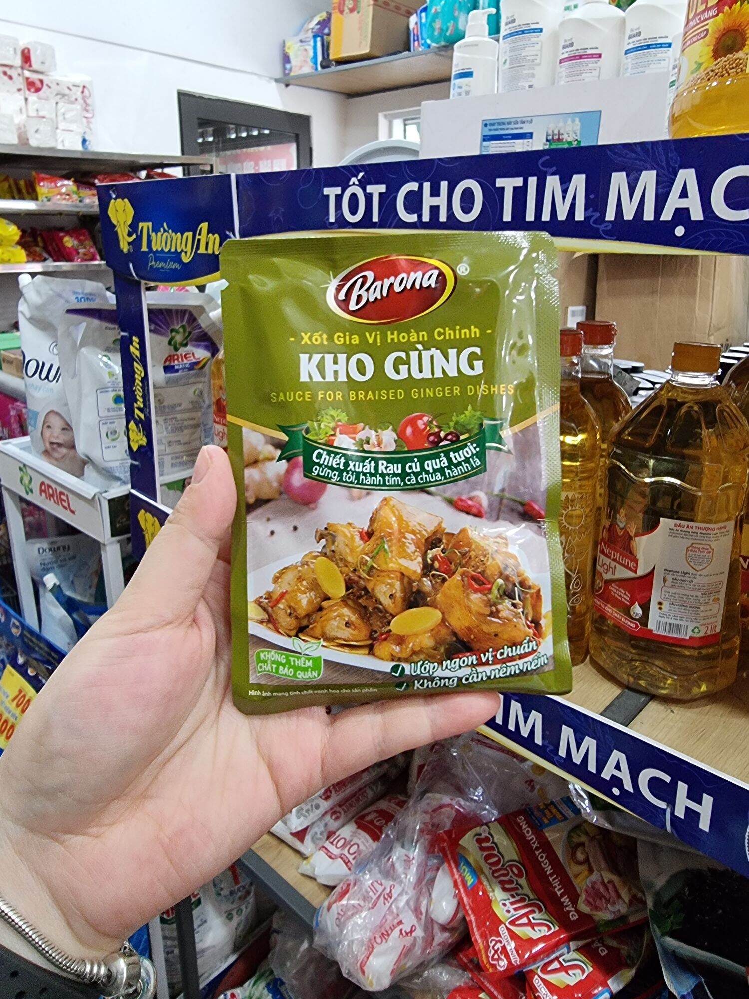 Xốt gia vị hoàn chỉnh Kho gừng Barona