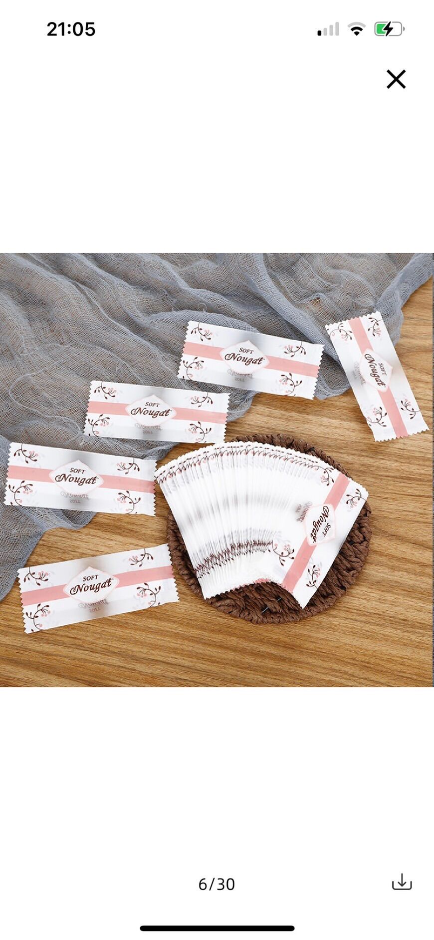 ( NHIỀU MẪU) Túi kẹo NOUGAT tệp 200c