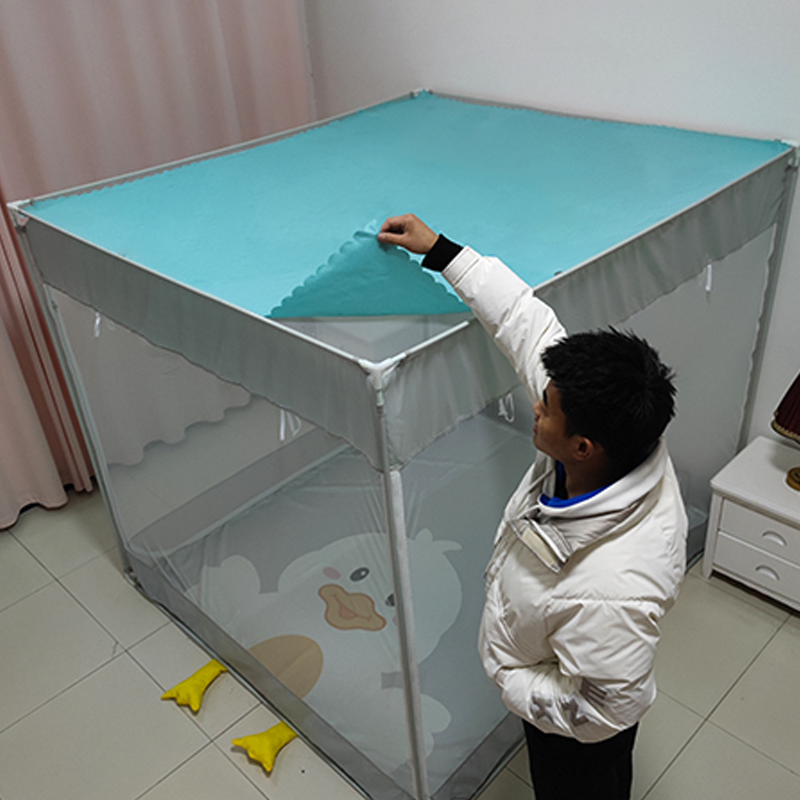 Màn chống muỗi giường ngồi, rèm chắn sáng vải che phủ tro chống bụi, vải che gia dụng dày chắn gió, giường đơn, giường đôi 1.8 m 1.5m