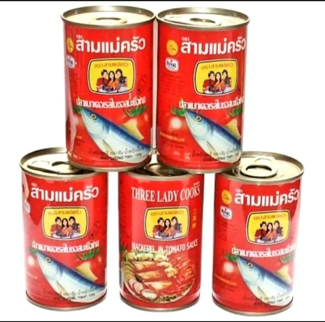 5 lon Cá Mòi 3 cô gái 155gram(Thailand)