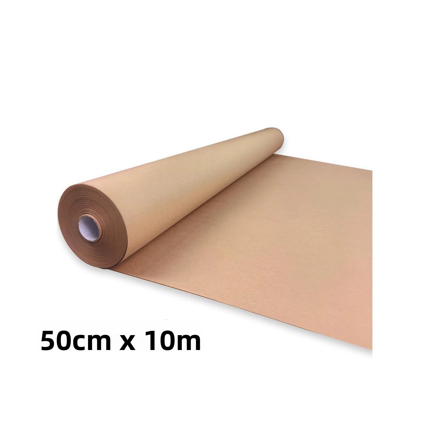 Giấy Kraft Nâu 50cmx3m/5m/10m/20m Dùng Để Gói Quà Thủ Công Mỹ Nghệ Đóng Gói Bưu Phẩm Bảo Vệ Sàn Nhà - Bột Gỗ Thân Thiện Với Môi Trường