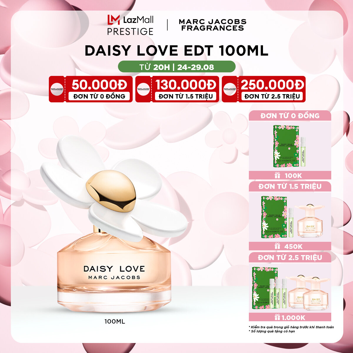 Nước hoa nữ marc jacobs daisy love edt 100ml