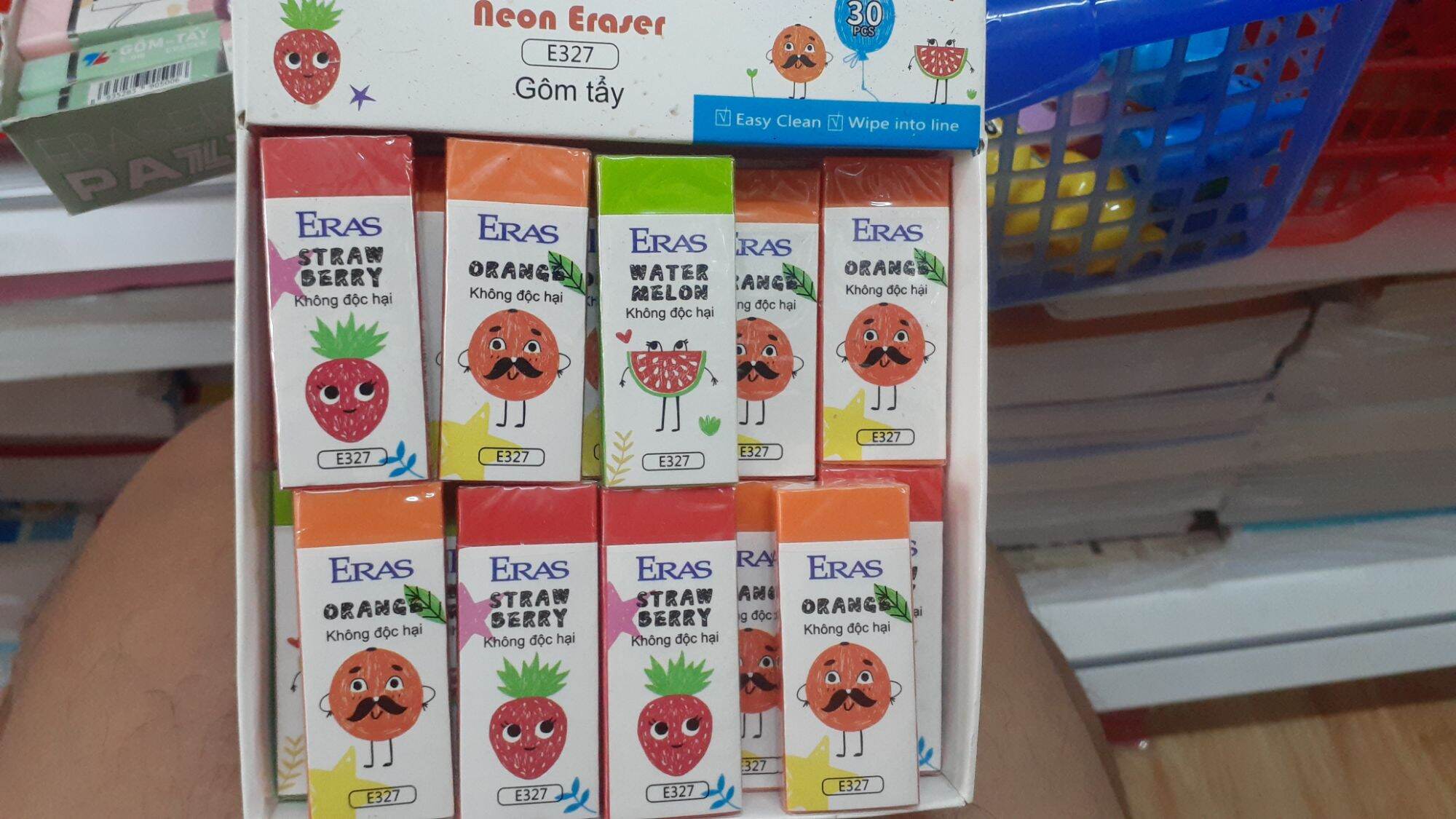 Tẩy bút chì, gôm tẩy Eras e327