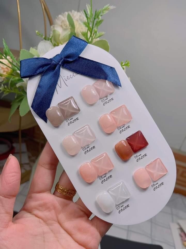 Set Sơn Thạch 8 Chai Vandonnie Mieauga [TẶNG BẢNG MÀU]