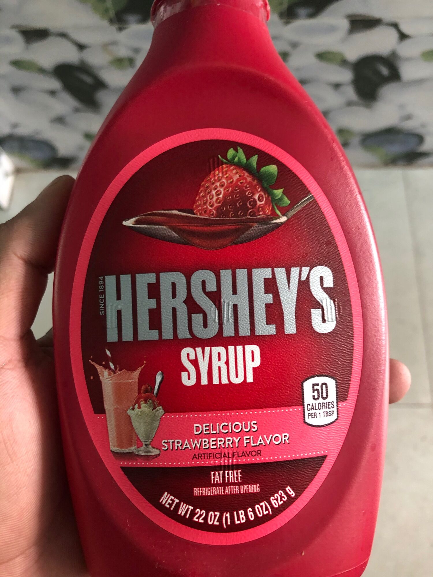 Sirô Dâu Tây Hiệu Hershey’s 623g date 7/2022