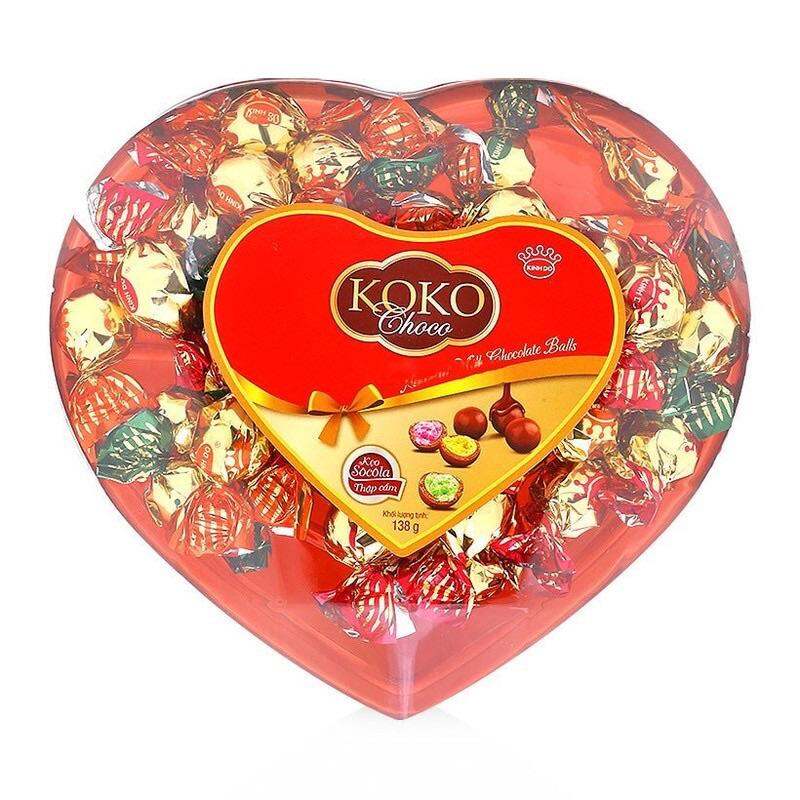 KẸO SOCOLA KINH ĐÔ THẬP CẨM HÌNH TIM 138G