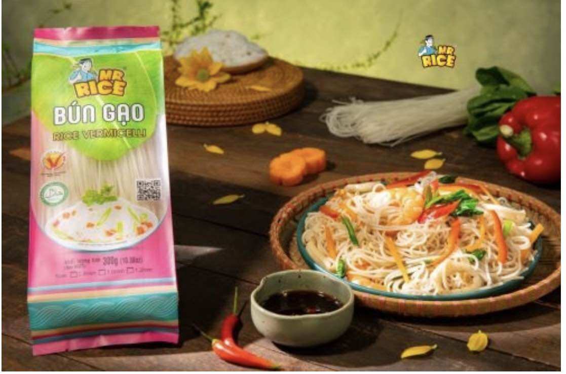 Bún gạo Mr.Rice sợi 1.2mm túi 300gr