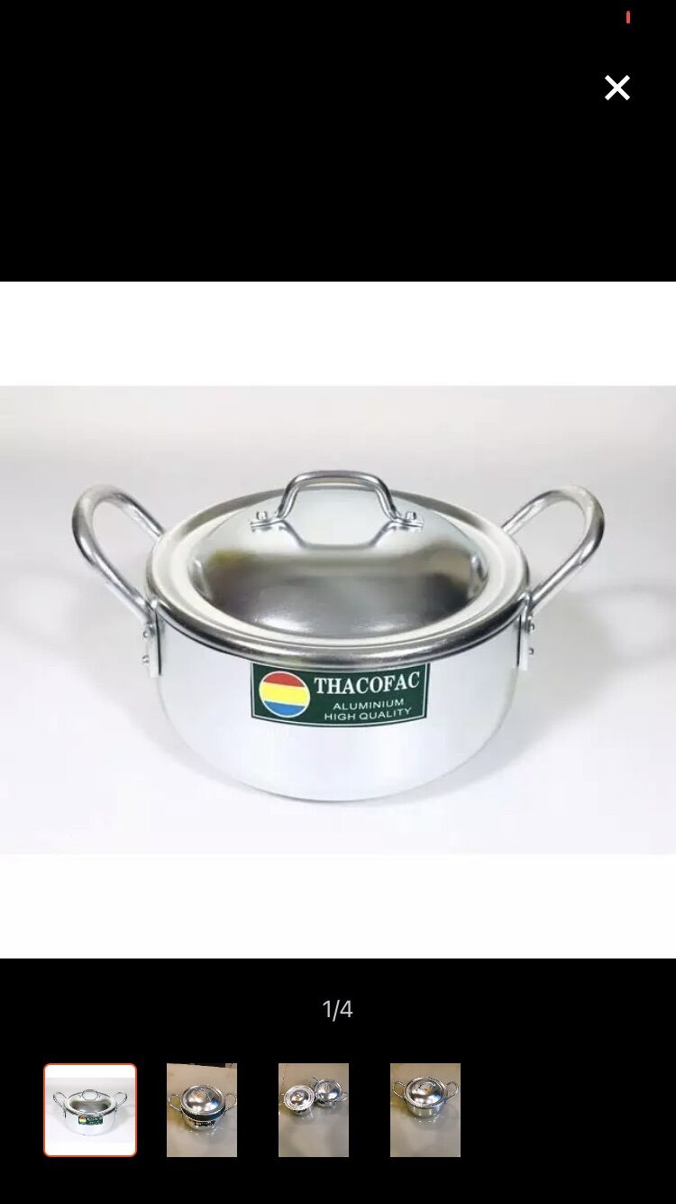 Nồi nhôm cao cấp Thành Công (Thacofac) đủ size, nồi dày,bền,đẹp.