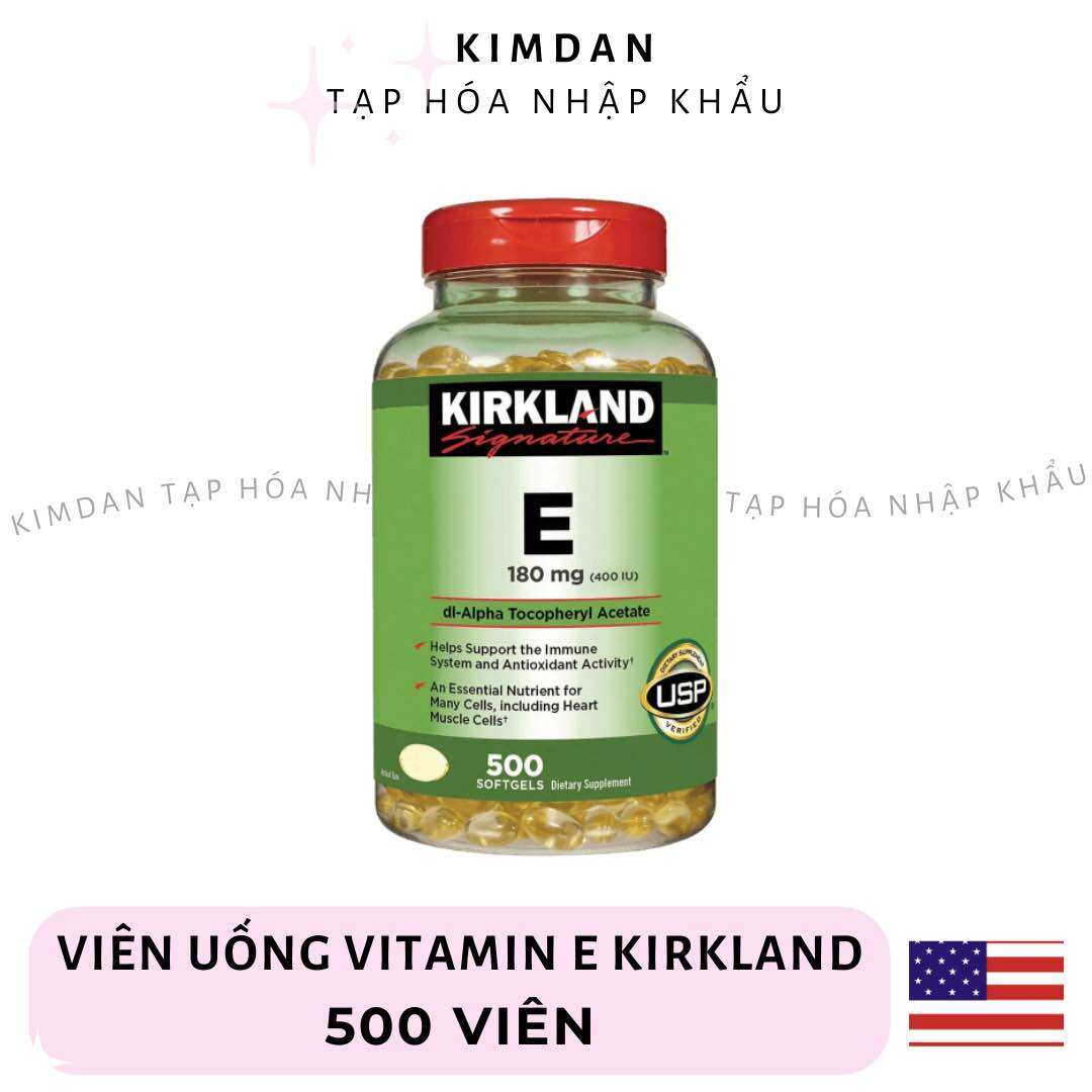 Viên uống vitamin e kirkland signature 500 viên