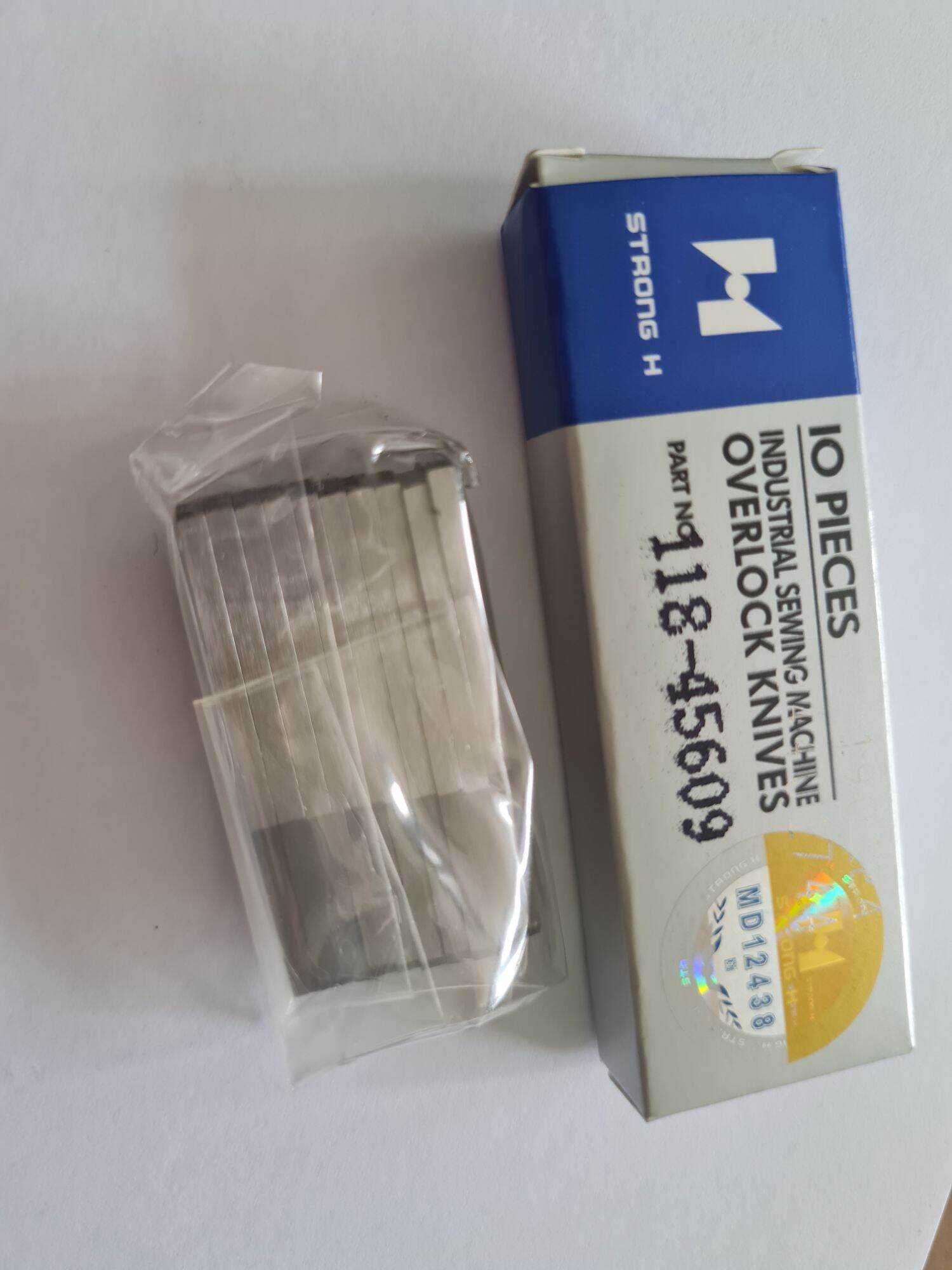 Hộp 10/con dao trên vắt sổ máy may công nghiệp juki 118-45609 strongh
