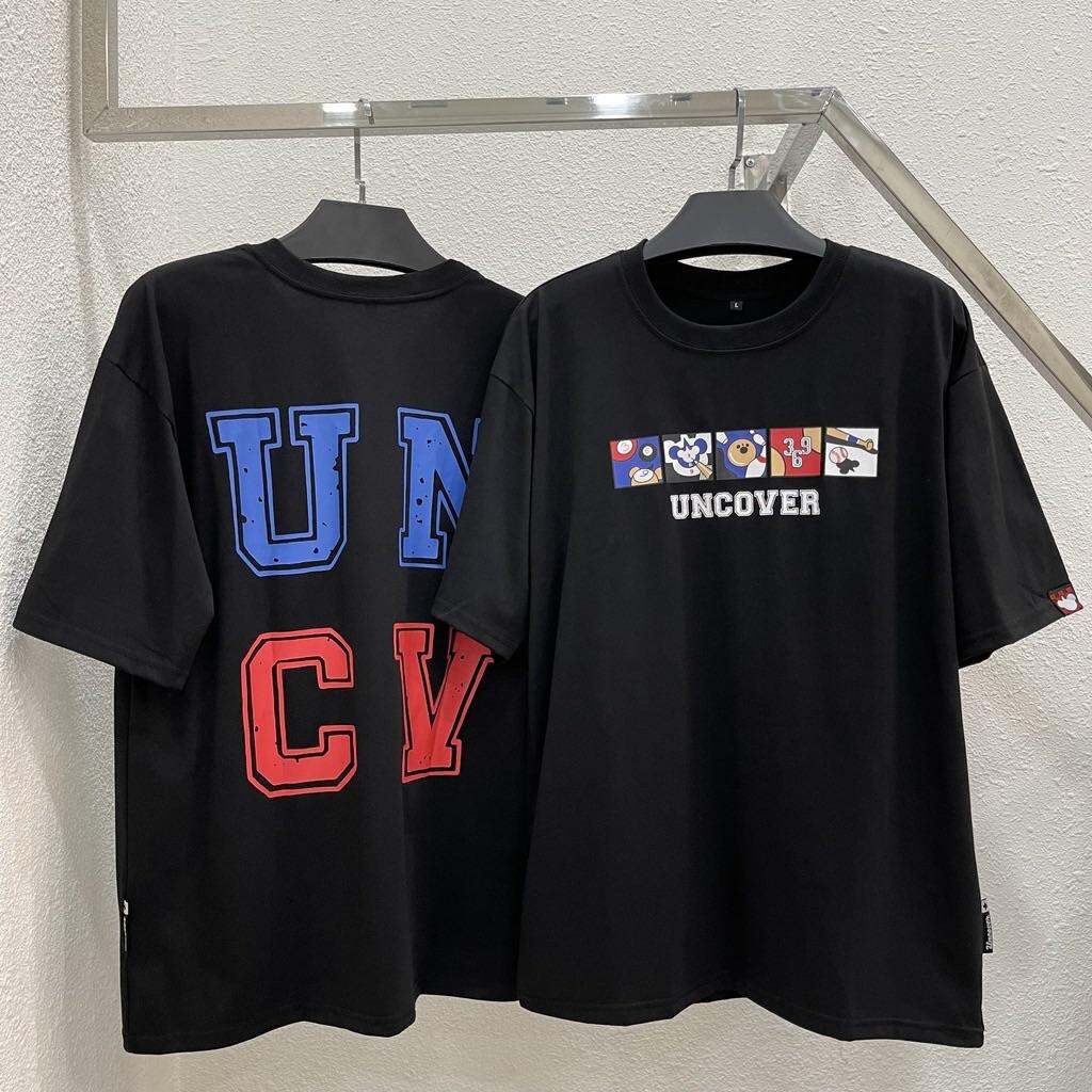 Áo thun UNCOVER SPORTY SiCi tee áo thun tay lỡ nam nữ UNCOVER FULL TAG nam nữ