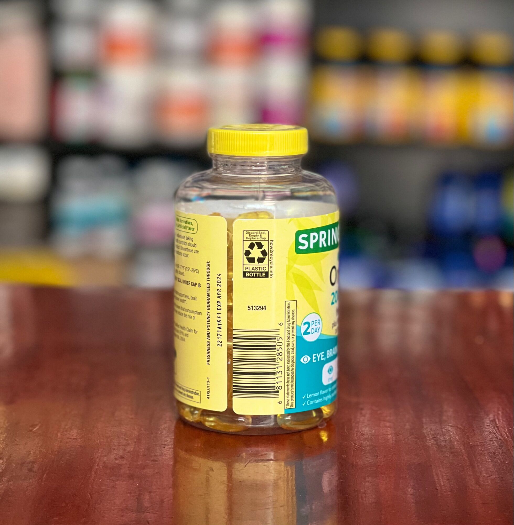 [HCM] Dầu cá Mỹ Omega 3 2000mg Spring Valley 120 viên