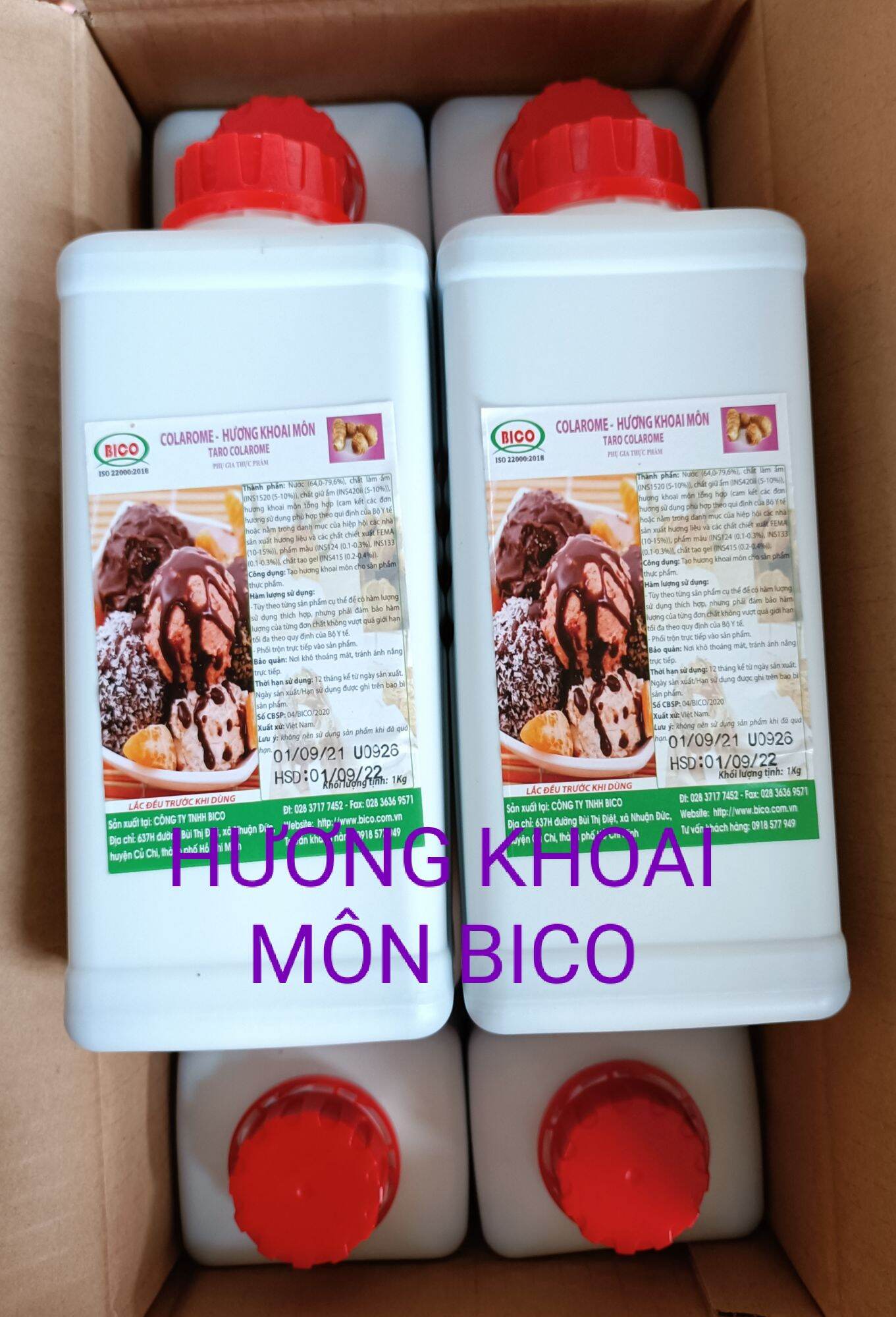 Hương khoai môn bico chai 1kg