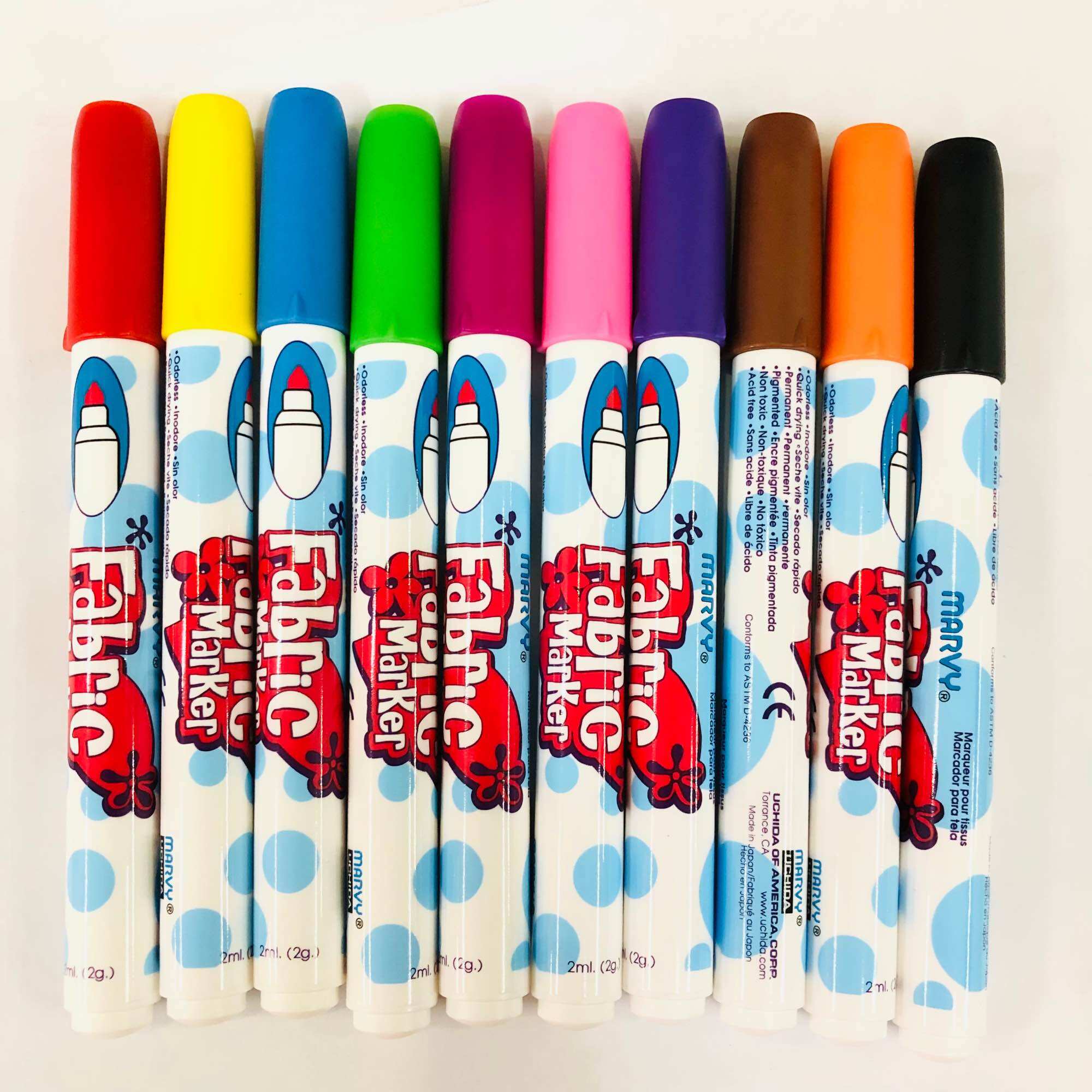 Bút vẽ vải không bay màu marvy uchida 560, không thấm nước...