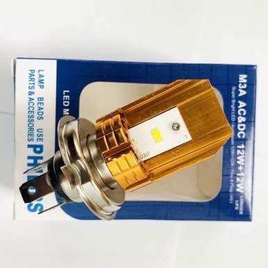 ĐÈN PHA LED CYT 6 TIM LED New 2024 CÓ CHÂN ĐỔI H4 M5 LẮP ĐƯỢC ĐIỆN MÁY  ĐÈN PHA LED XE MÁY (GIÁ 1 BÓNG)