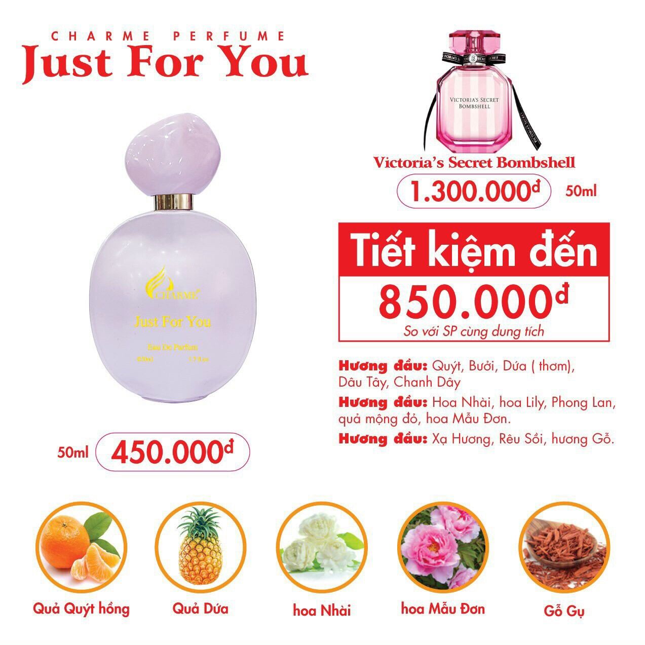 Nước hoa just for you