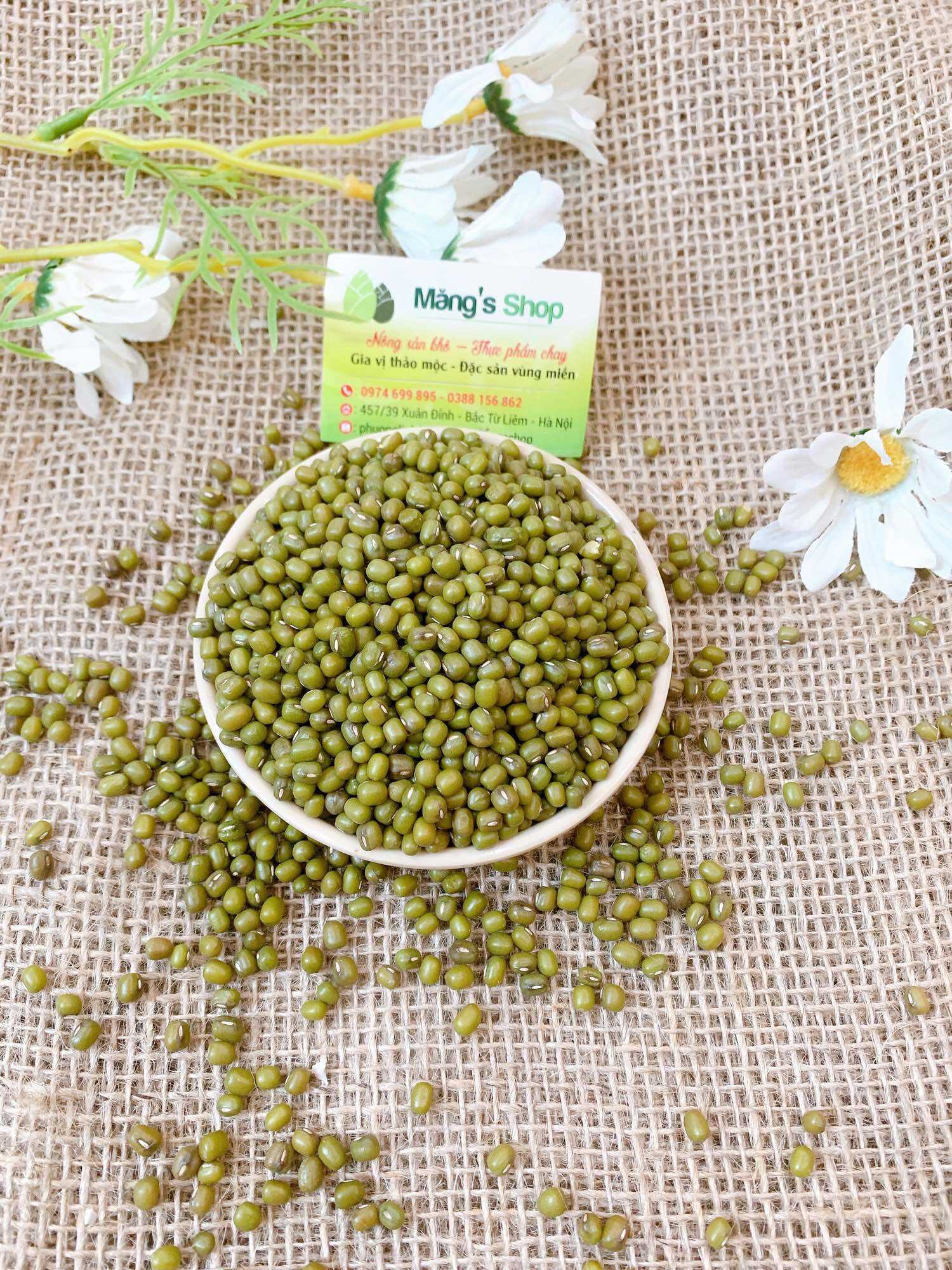 Đậu xanh quê nguyên hạt loại 1 : Thơm - Bở